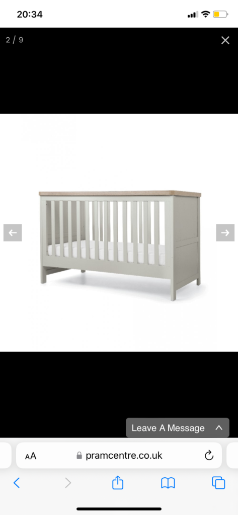 image for Mamas & Papas cot/toddler bed 