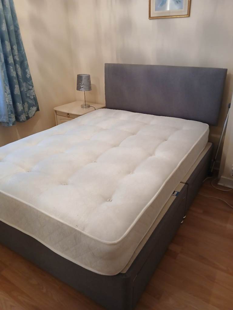 Double bed & mattress