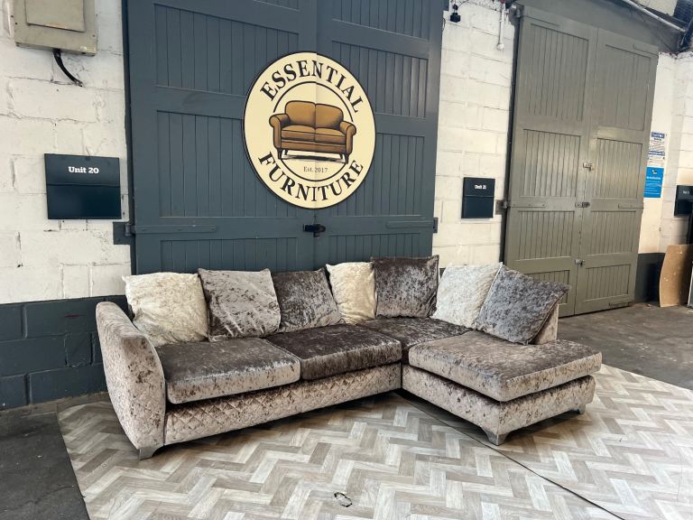 Sofology Crushed L shape sofa, FREE DELIVERY 
