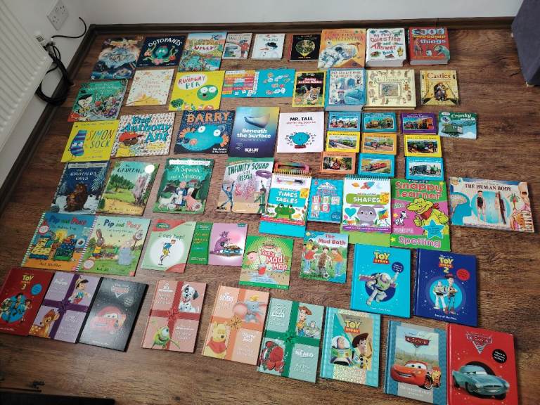50+Huge job Lot of Kids' Picture and Story Books – Mixed Titles