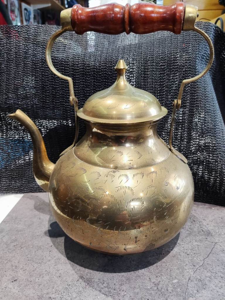 Indian brass kettle