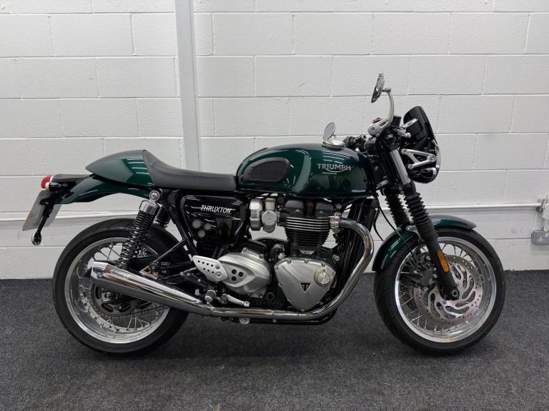 TRIUMPH THRUXTON 1200 ** VANCE and HINES EXHAUST - SEAT COWL - MARCH 27 MOT **