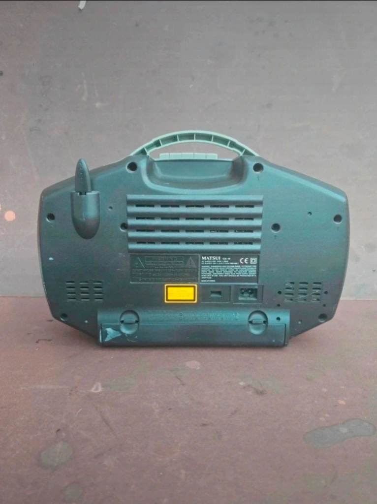 Matsui Retro Portable CD Cassette Tape Radio Player Boombox - CD18 - Working VGC