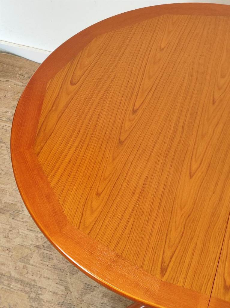 Vintage G Plan Dining Table Gate Leg Drop Leaf Teak  Mid Century Danish Style