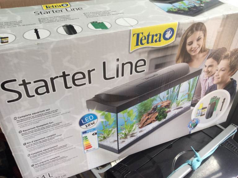 SOLD. Glass Fish Tank 