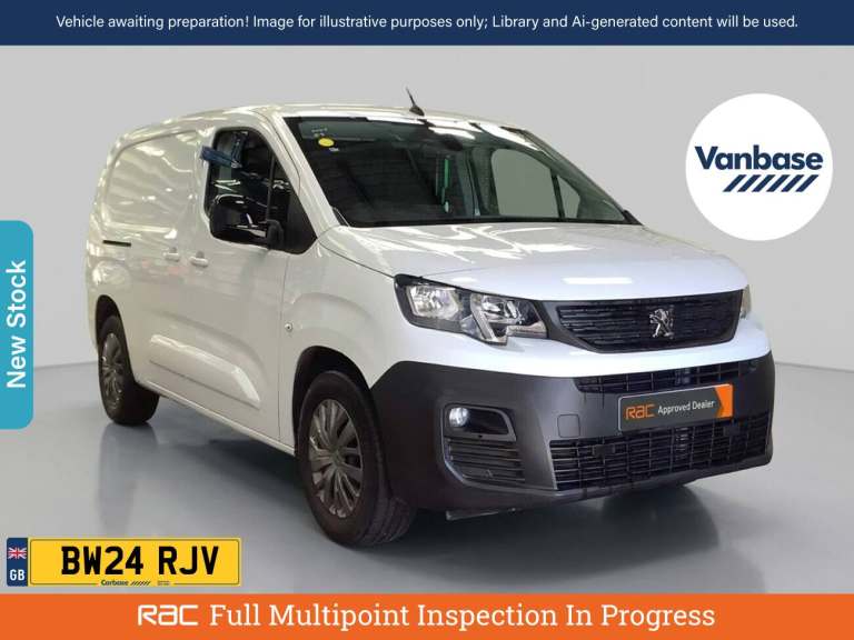 2024 Peugeot e-Partner 750 50kWh Asphalt Premium + Long Panel Van 6dr Electric Auto LWB (7.4kW Ch...