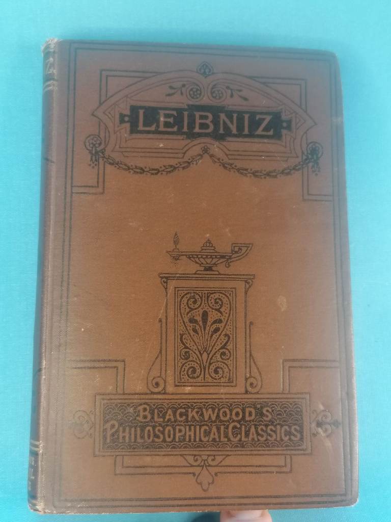 Vintage, Antique Book Leibniz blackwoods, philosophy Classic. 