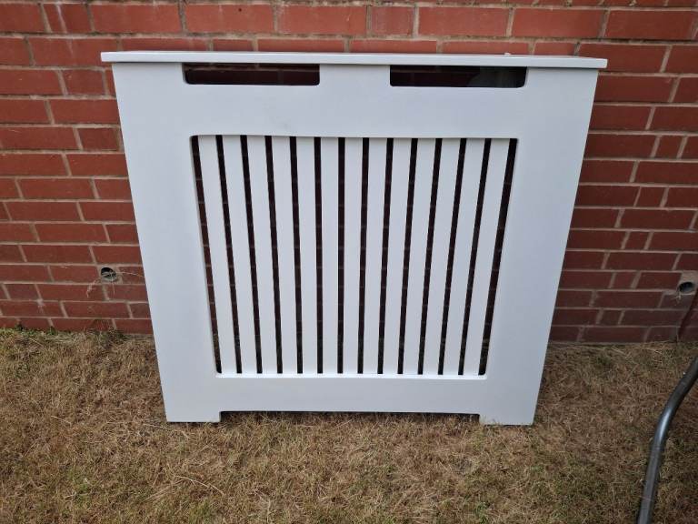 White Wooden Radiator Cover – Good Condition