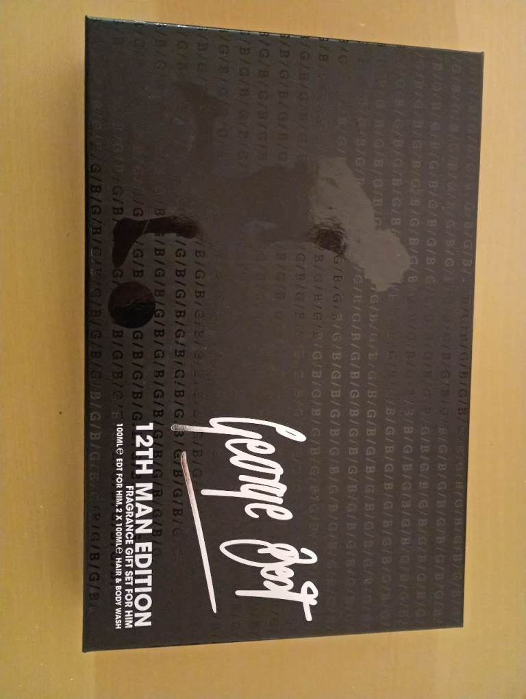 George Best 12th Man Gift Set aftershave and body wash