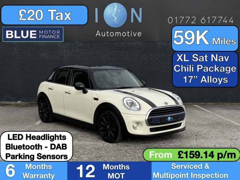 2016 MINI Hatch 1.5 Cooper D 5dr HATCHBACK DIESEL Manual