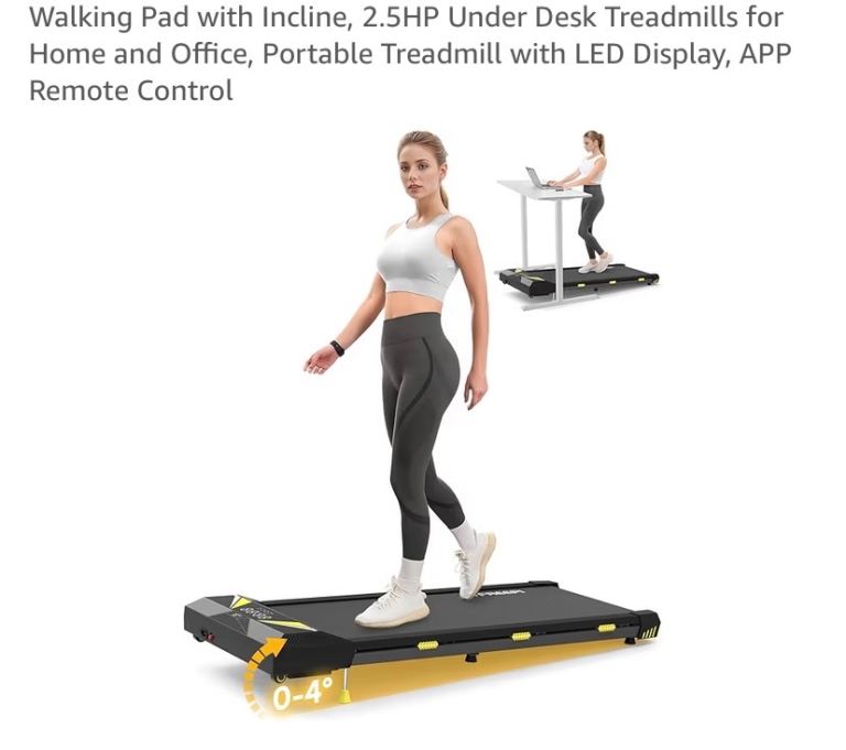 Walking pad treadmill