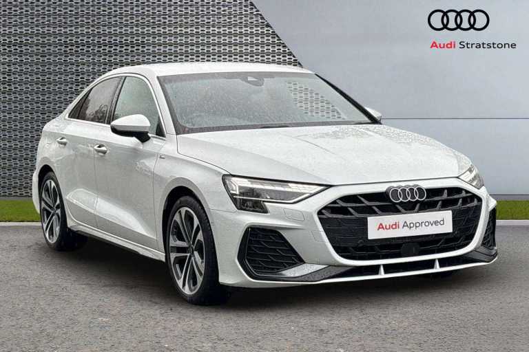 2025 Audi A3 35 TFSI S Line 4dr S Tronic Saloon Petrol Automatic