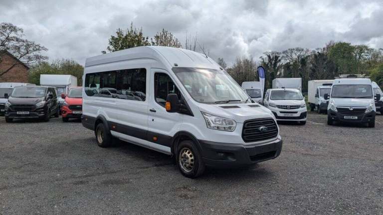 2015 Ford Transit Minibus Tdci 460 TDCI 125 PS XLWB High Roof With (Rear Row Seats removed to Min...