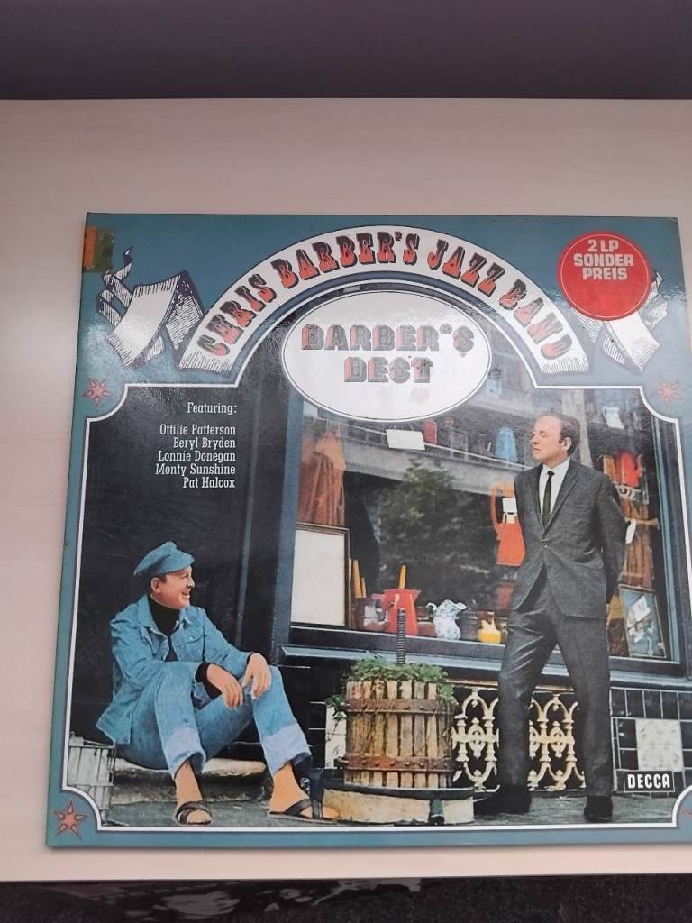 Chris Barber's Jazz Band - Barber's Best 2LP Vinyl Record