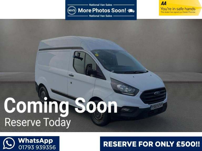 2020 Ford Transit Custom 2.0 300 EcoBlue Leader L1 H2 Euro 6 (s/s) 5dr PANEL VAN Diesel Manual