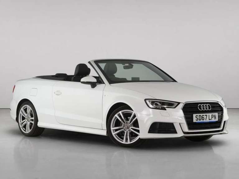 2017 Audi A3 Cabriolet 1.5 TFSI CoD S line Convertible 2dr Petrol S Tronic Euro 6 (s/s) (150 ps) ...