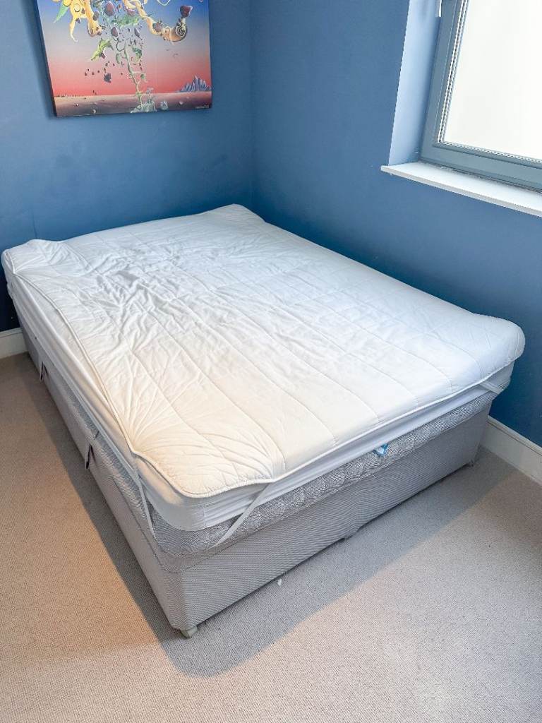 Double Bed and Mattress – Good Condition