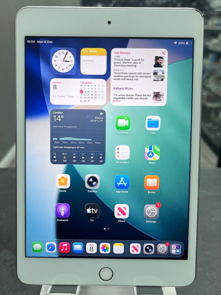 Apple iPad Mini 5 (2019) - 64GB - Wi-Fi - Silver - Good Condition - (BH🔋-100%)