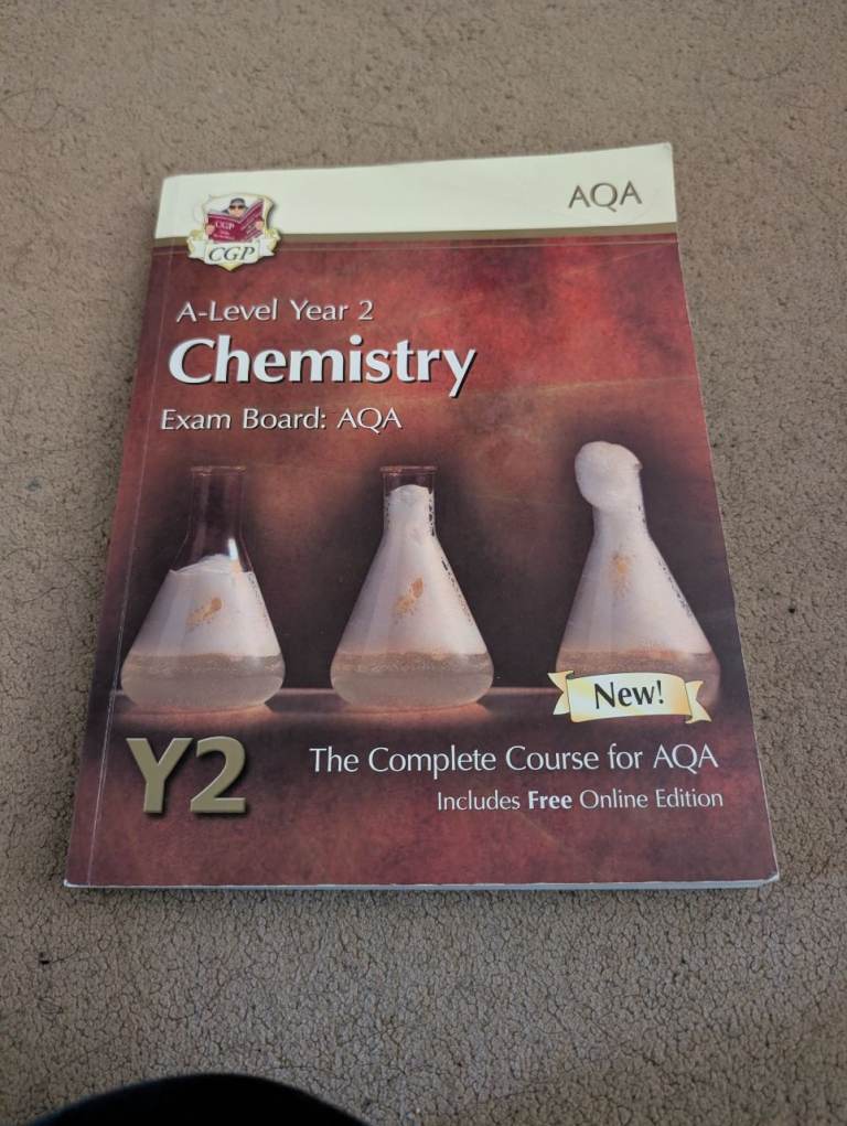 A level year 2 chemistry AQA 
