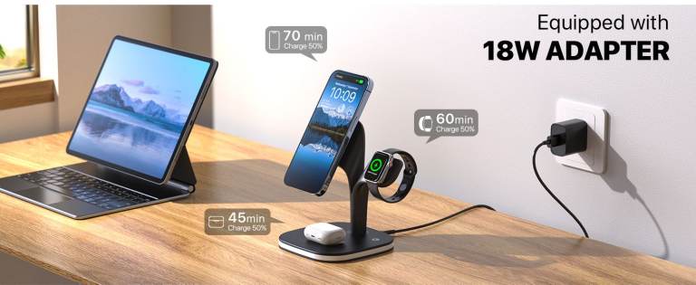 Magnetic Wireless Charger 5 in 1