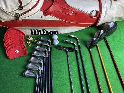 WILSON.STAFF RM.13 CLUB MATCH GOLF SET⛳BAG⛳3-9 IRONS⛳SW⛳PW⛳PUT⛳DRIVER⛳3+5 WOODS