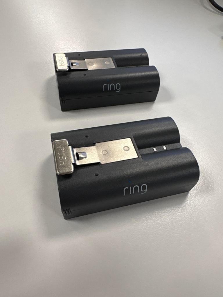 Ring Rechargeable Battery Packs x2 - Good Condition