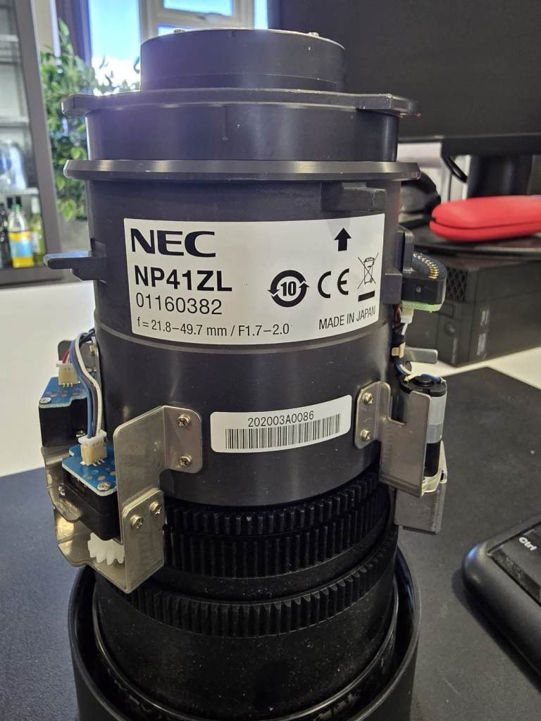 NEC PA703UL Professional Laser Projector + NP41ZL Lens + Ceiling Mount - Just 12 Hours Use!!!