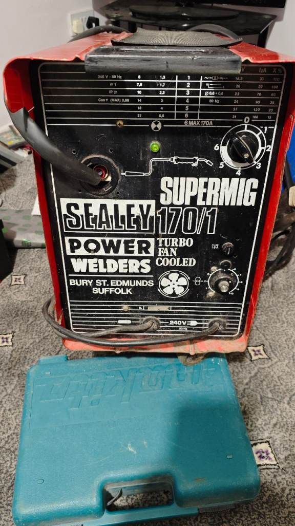 Sealey SuperMig 170/1 Turbo Fan Cooled MIG Welder .