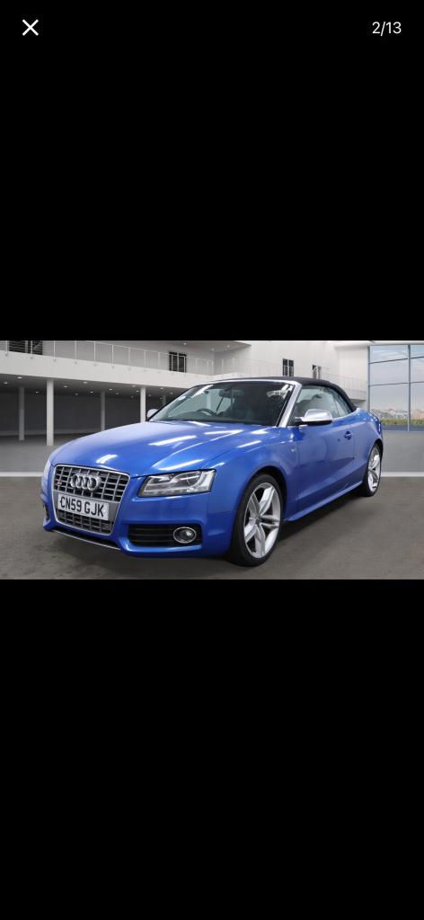 2009 Audi A5 S5 Quattro 2dr S Tronic CONVERTIBLE Petrol Automatic