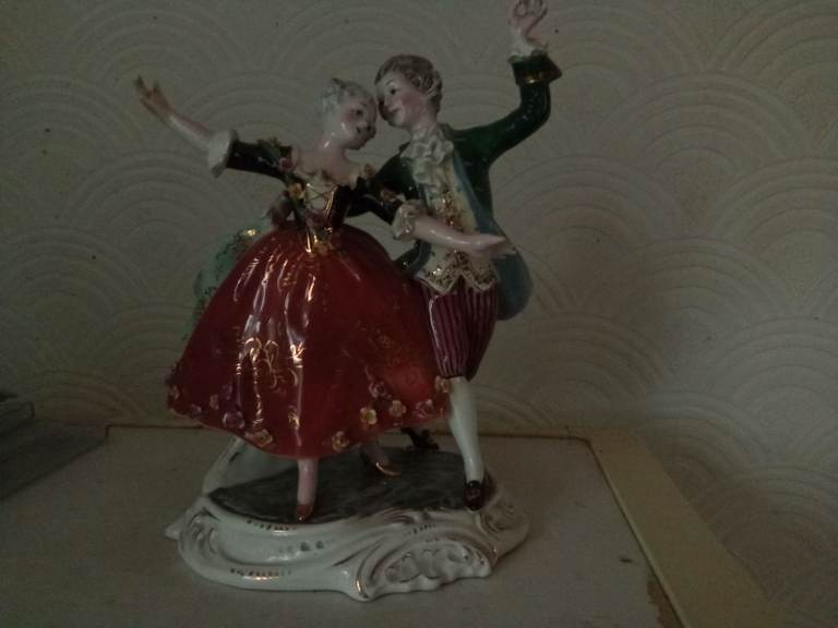 Vintage Porcelain Dancer Figurine – Good Condition