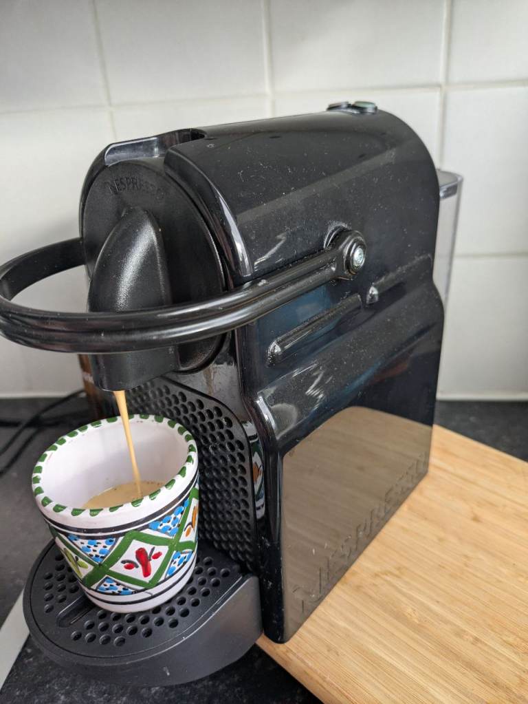 Black Nespresso Espresso Machine 