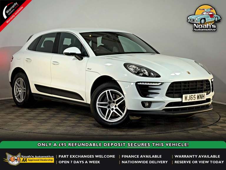 WHITE 2015 65 PORSCHE MACAN S 3.0 V6 DIESEL PDK AUTOMATIC 4WD 5 DOOR SUV 258 BHP