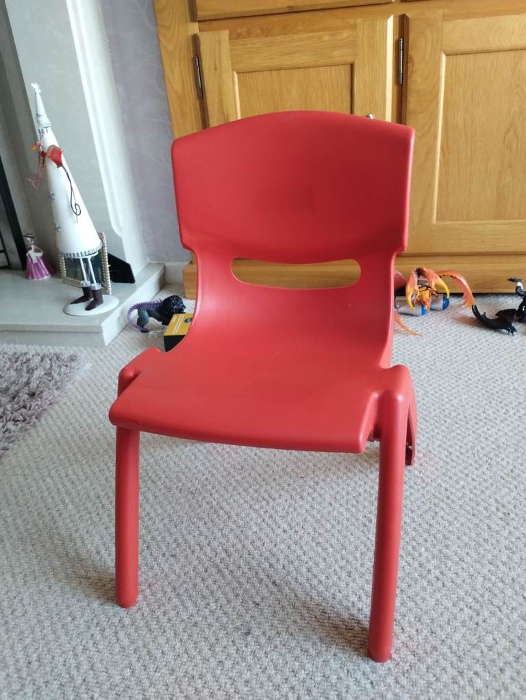 image for Child's red chair