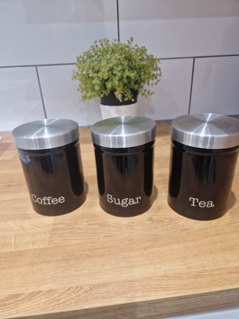 Black canisters 