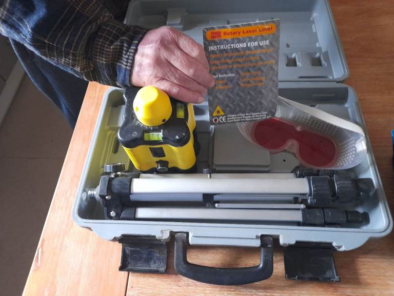 Power master rotary laser level