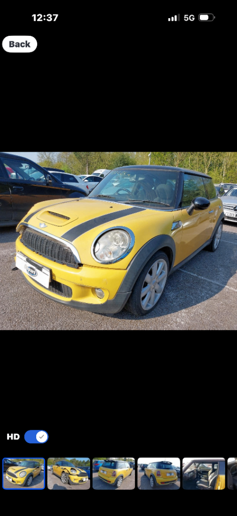 Mini Cooper S R56 breaking