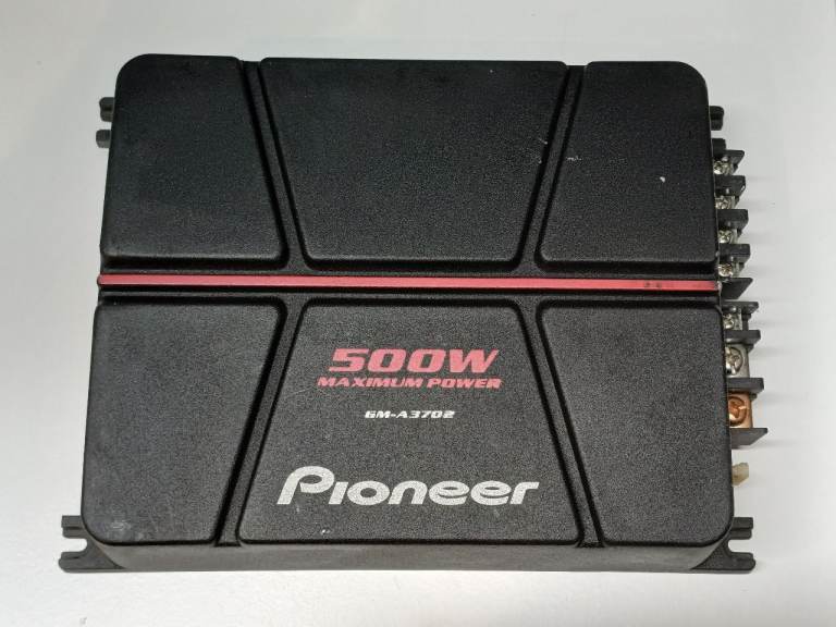Pioneer GM-A3702 2 Channel Car Amplifier Amp 2x60W / 1x190W RMS
