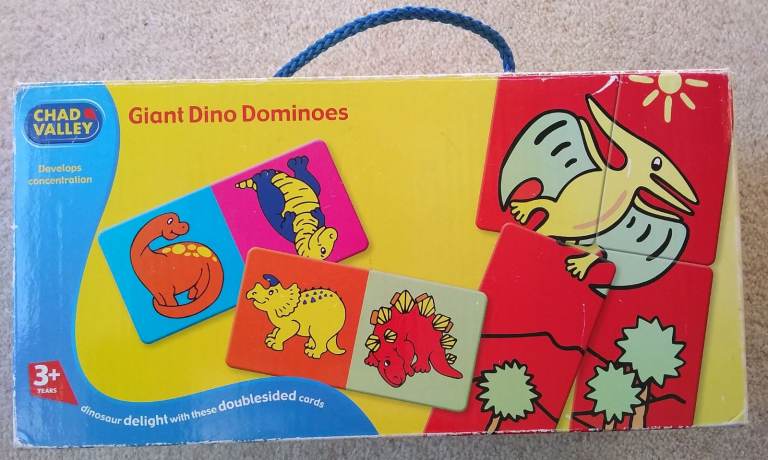 Chad Valley Dino Dominoes / Puzzles 