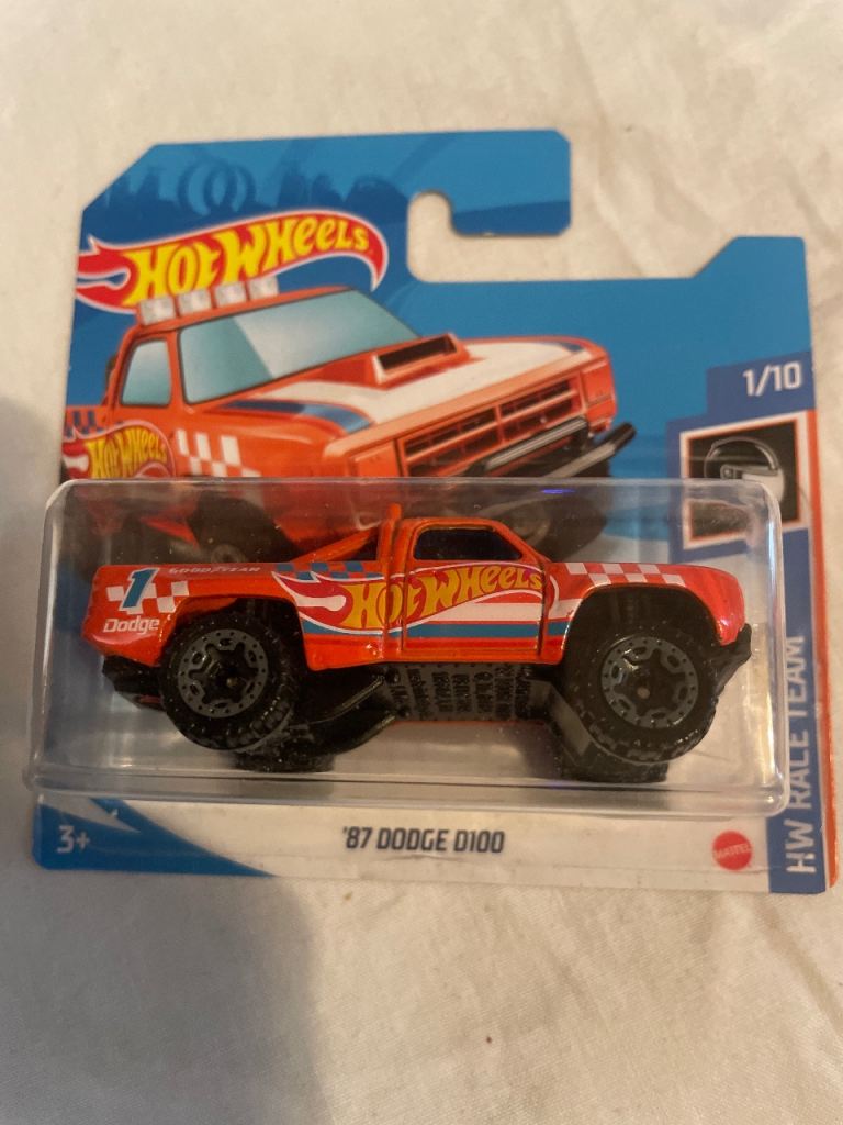 Hot Wheels '87 Dodge D100 – Brand New, Unopened