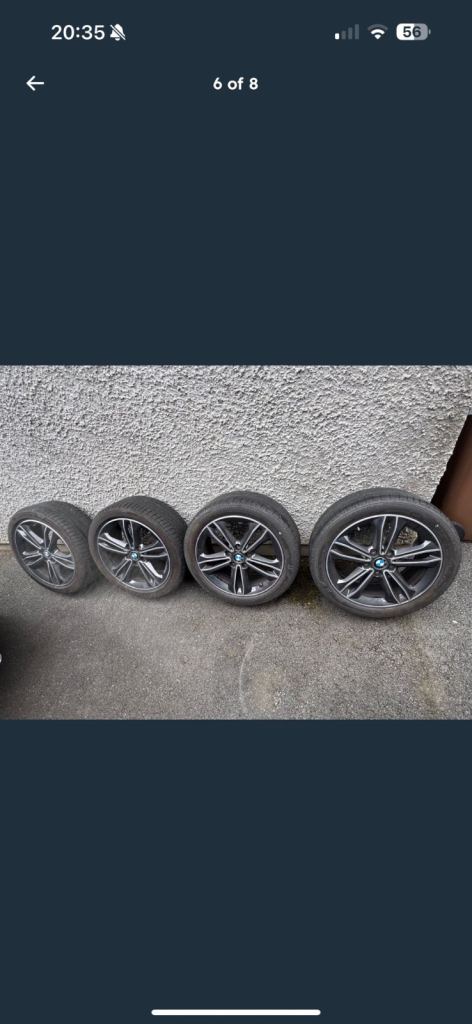 Genuine 17 inch BMW 549 alloy wheels