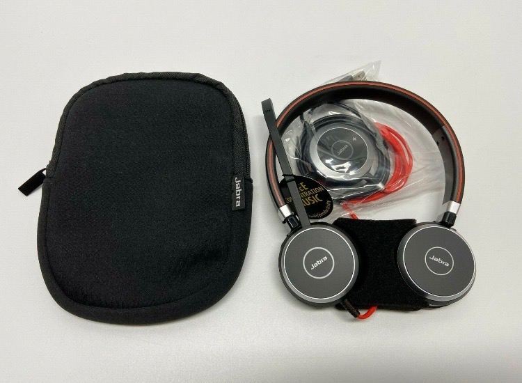Jabra Evolve 40 Stereo MS USB-A Headset - New  with Pouch -  RRP = £99.00