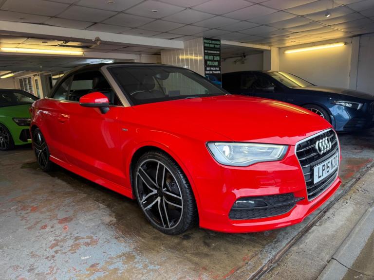 2015 Audi A3 Cabriolet 2.0 TDI S line S Tronic Euro 6 (s/s) 2dr CONVERTIBLE Diesel Automatic