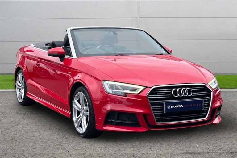 2016 Audi A3 2.0 TFSI QUATTRO S LINE 2DR S TRONIC Sports Petrol Automatic