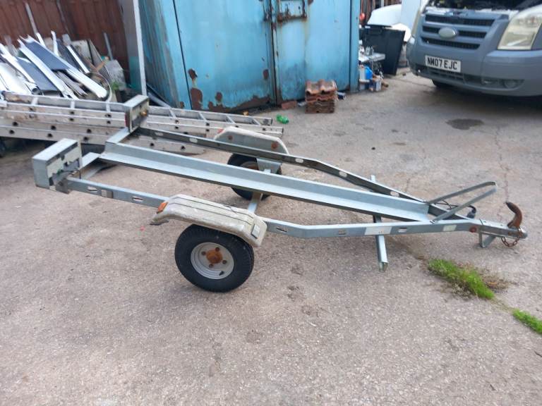 Single motor cycle trailer 