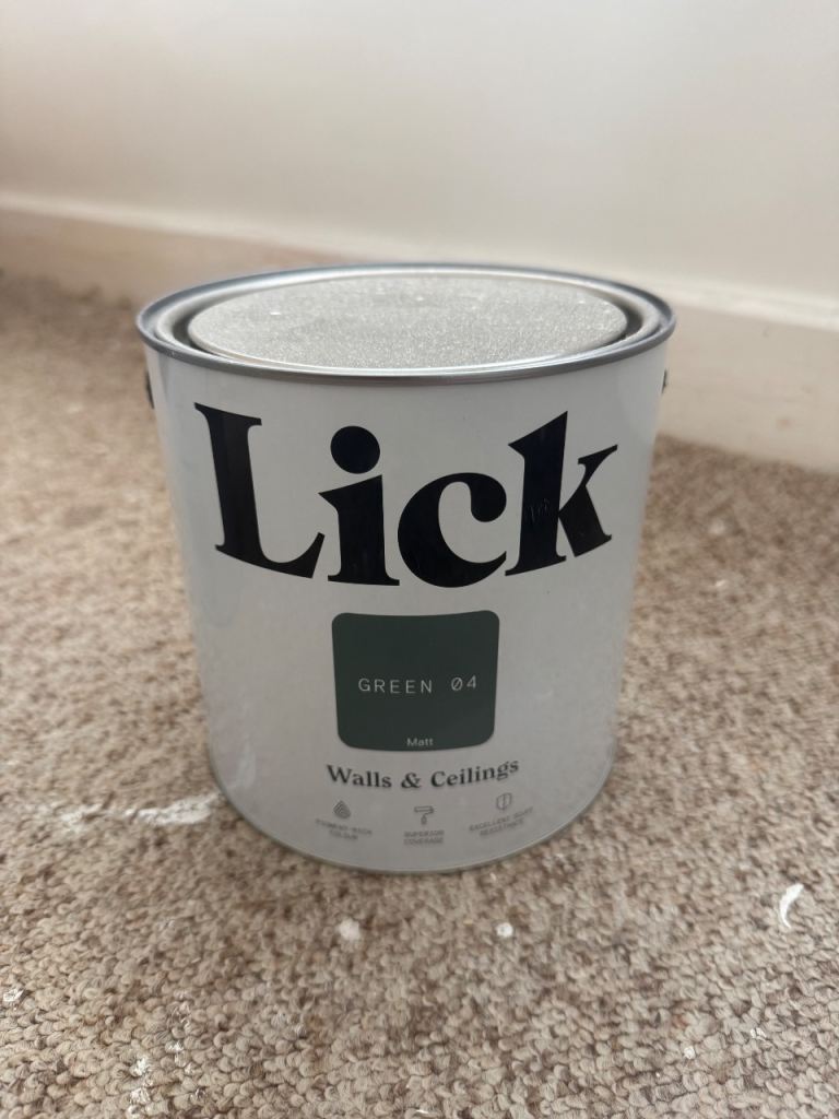 Lick Green 04 Paint - Walls & Ceilings, Unopened