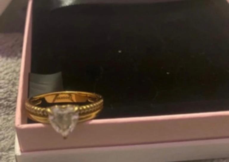 Pandora heart ring - size 60