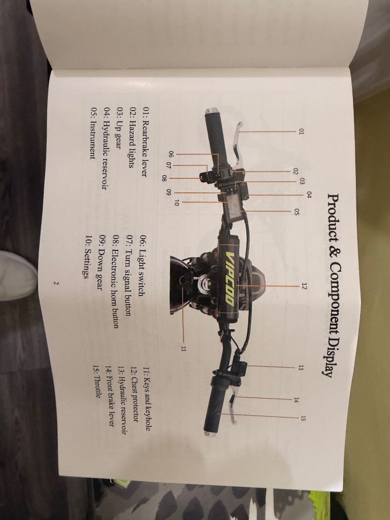 Vipcoo h3 dirt bike 4 weeks old bought it brand new 19th november 