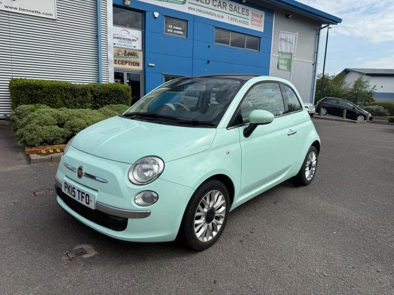 2015 Fiat 500 1.2 Lounge Hatchback 3dr Petrol Manual Euro 6 (s/s) (69 bhp)
