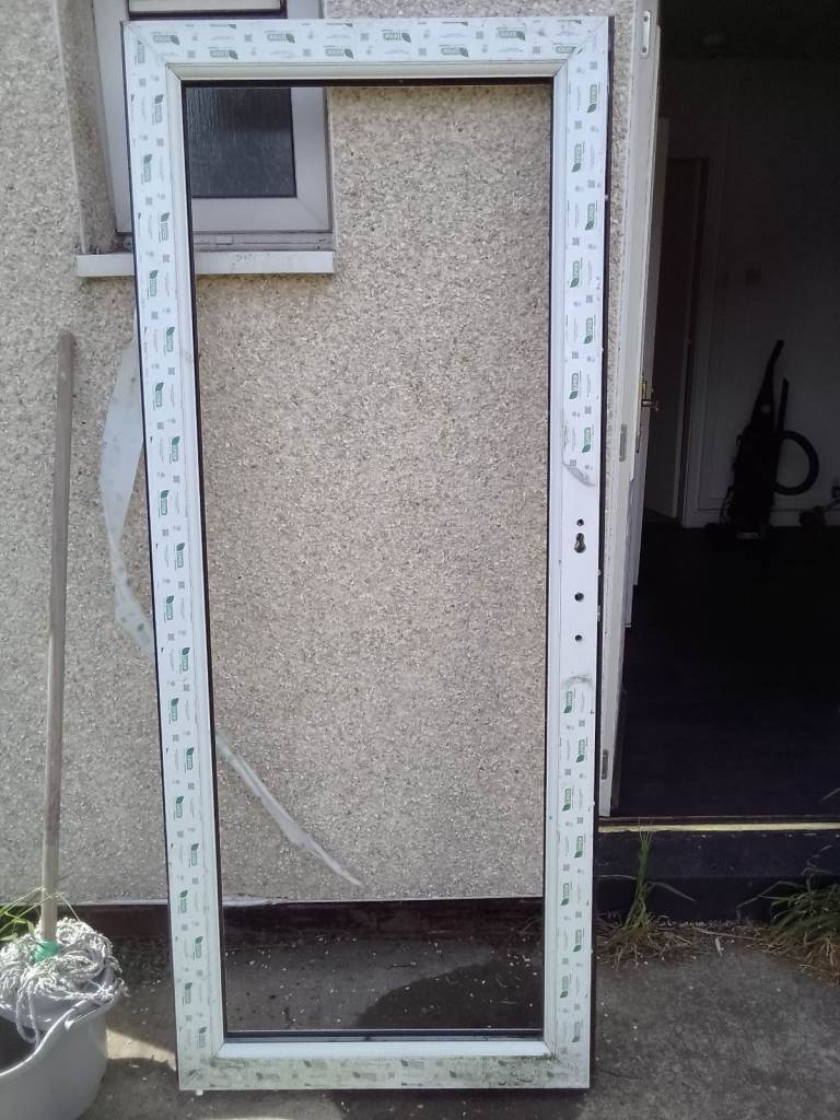 FREE UPVC Door Frame and handles w lock/keys