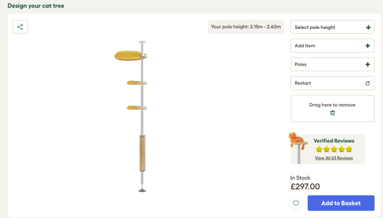 Omlet Cat Tree 3 tier